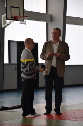 Remise de la médaille de la Jeunesse et des Sports à Daniel Robin